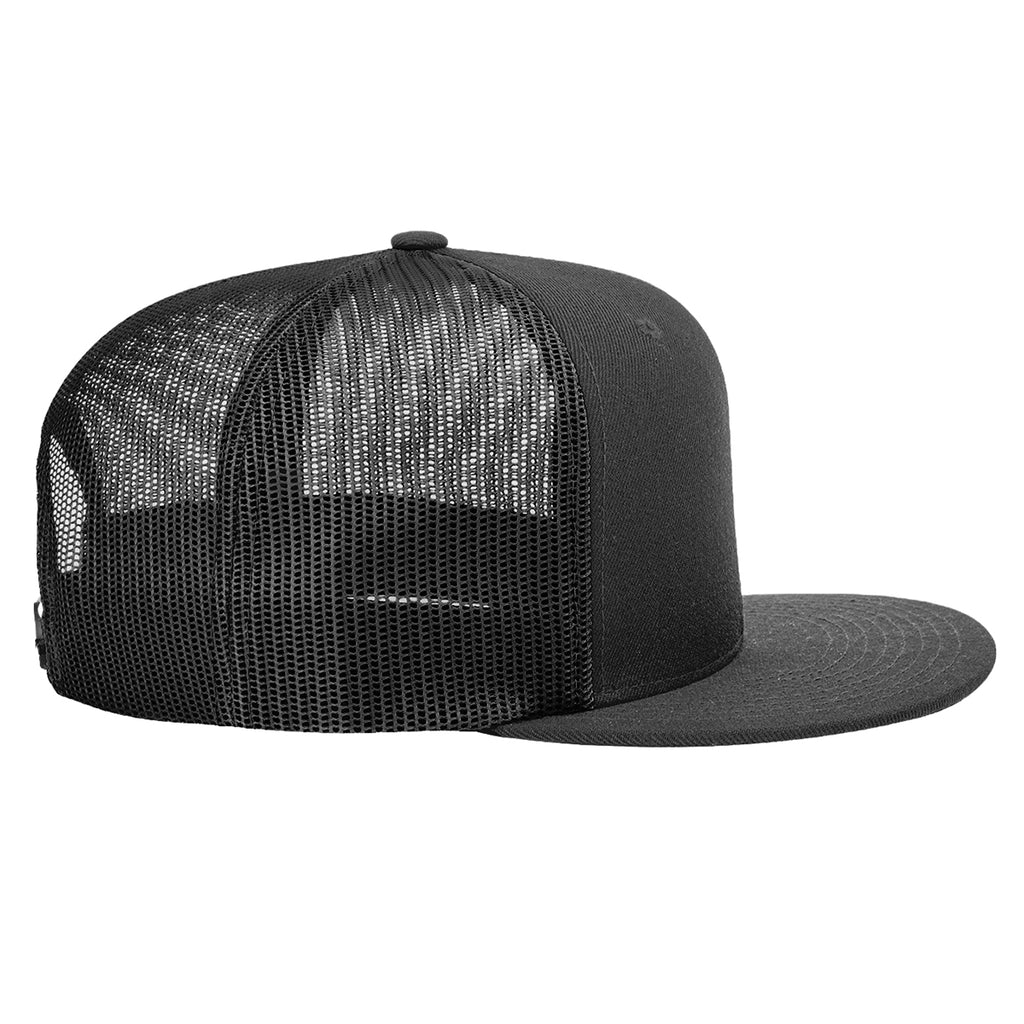 Richardson 511 Wool Blend Flat Bill Trucker — Custom Embroidered Hat