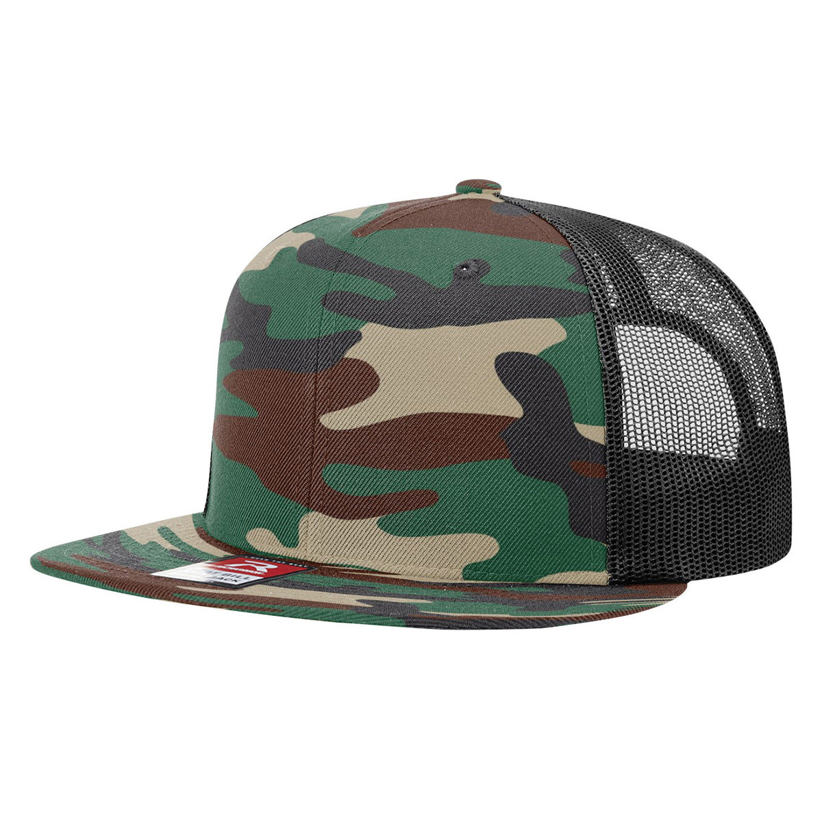 Richardson 511 Wool Blend Flat Bill Trucker — Custom Embroidered Hat