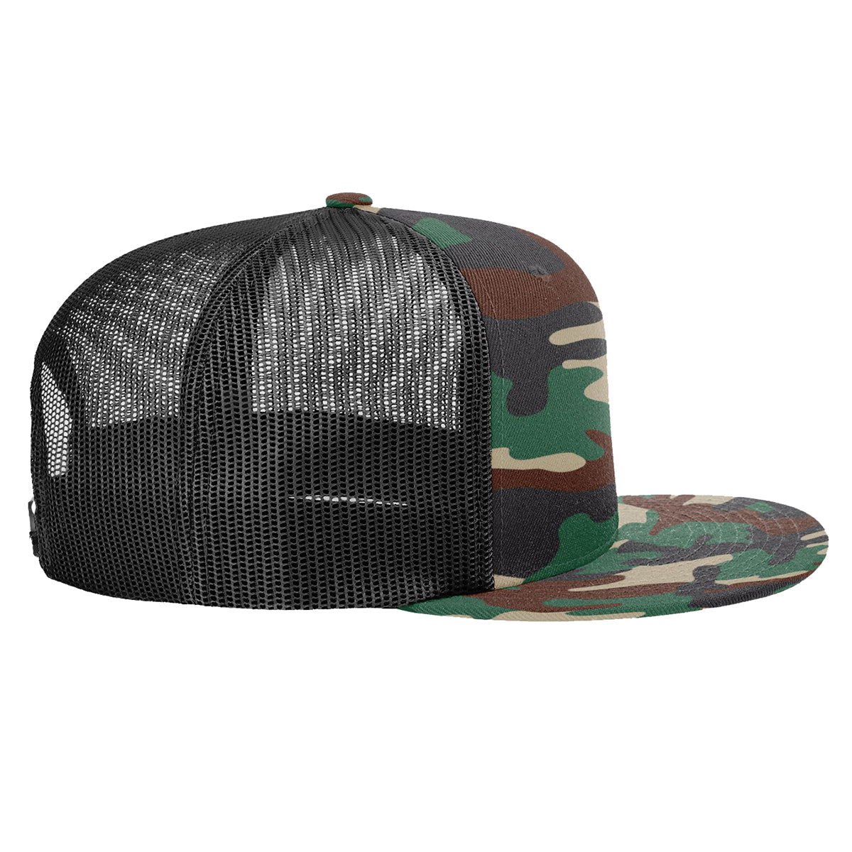 Richardson 511 Wool Blend Flat Bill Trucker — Custom Embroidered Hat