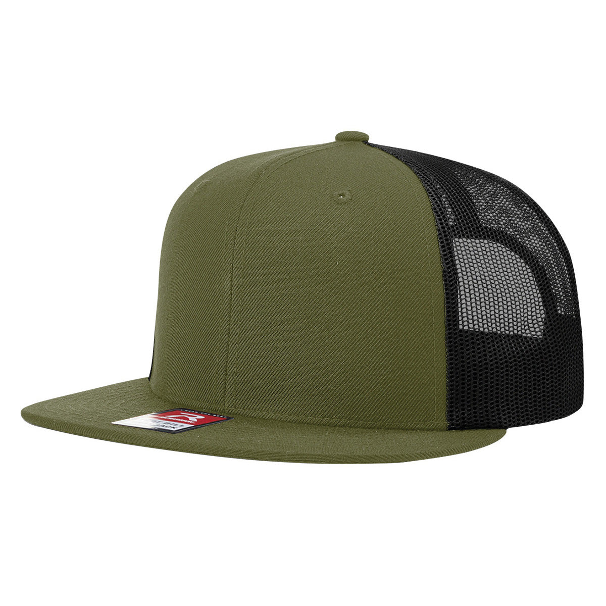 Richardson 511 Wool Blend Flat Bill Trucker — Custom Embroidered Hat