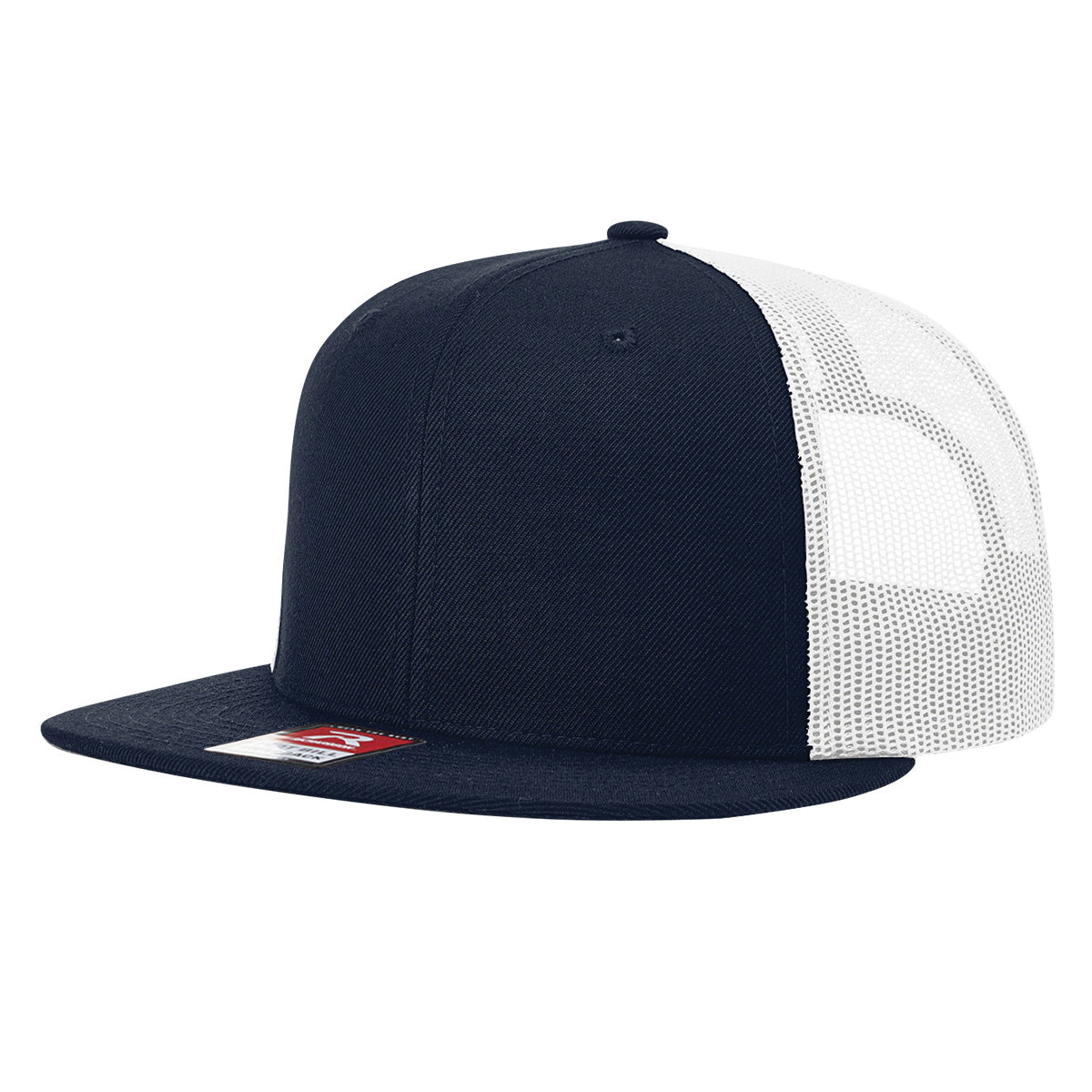 Richardson 511 Wool Blend Flat Bill Trucker — Custom Embroidered Hat