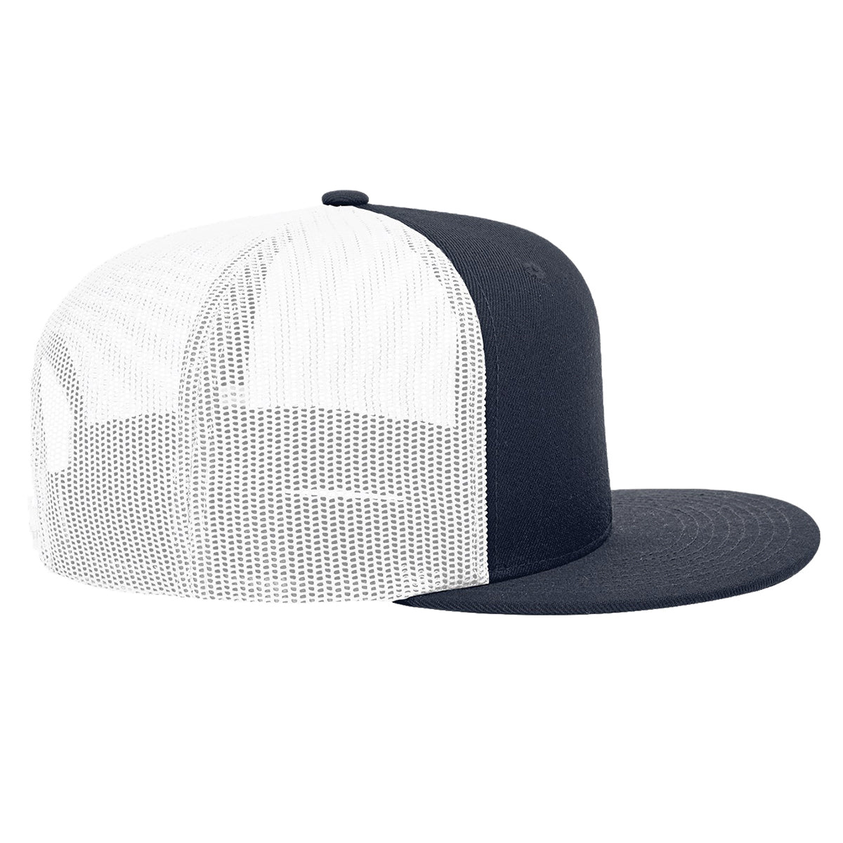 Richardson 511 Wool Blend Flat Bill Trucker — Custom Embroidered Hat