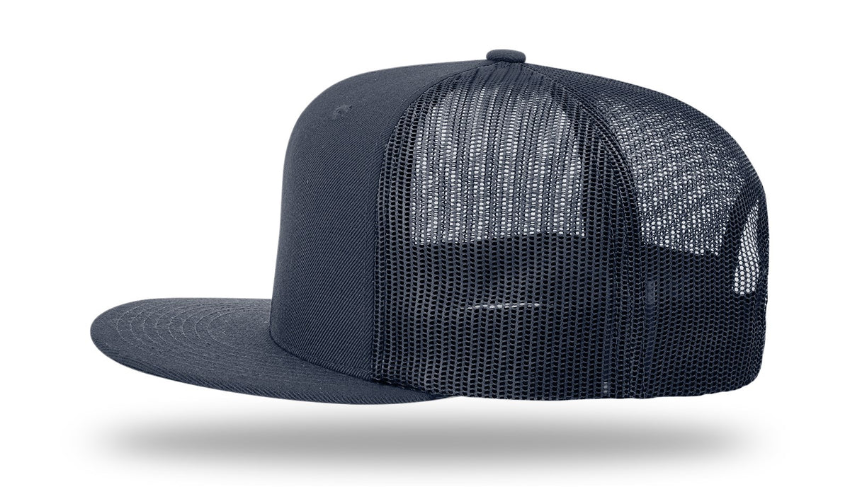 Richardson 511 Wool Blend Flat Bill Trucker — Custom Embroidered Hat