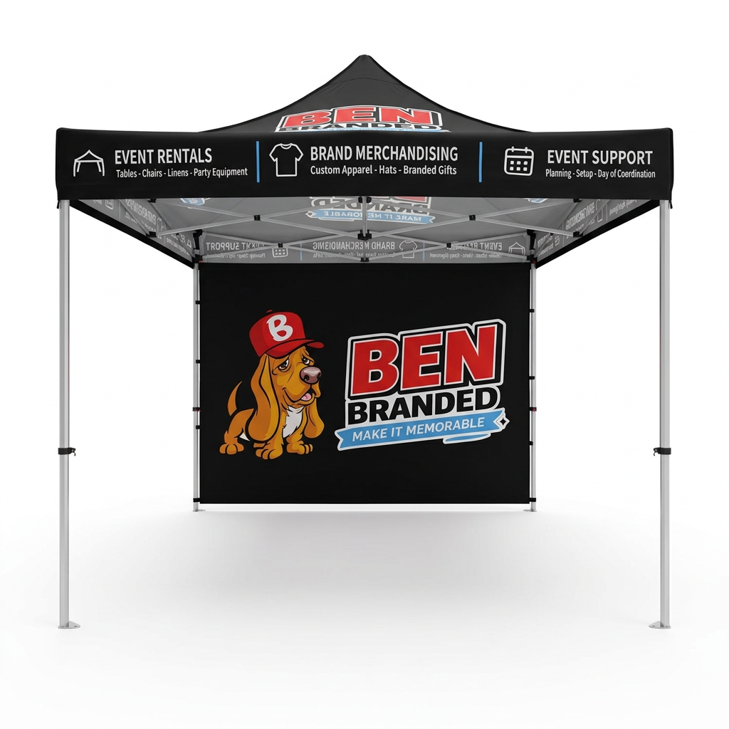Custom 10' x 10' Printed Pop-Up Tent