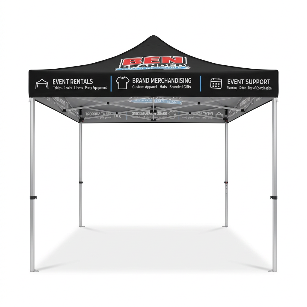 Custom 10' x 10' Printed Pop-Up Tent